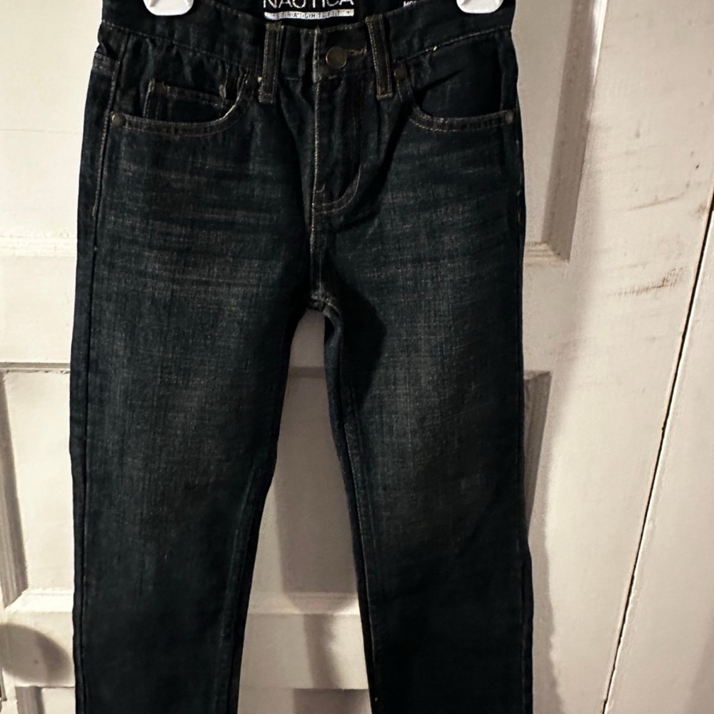 Size 6 Blue Jeans by Nautica Straight Fit Brand New With Tags girls or boys kids - Picture 4 of 4